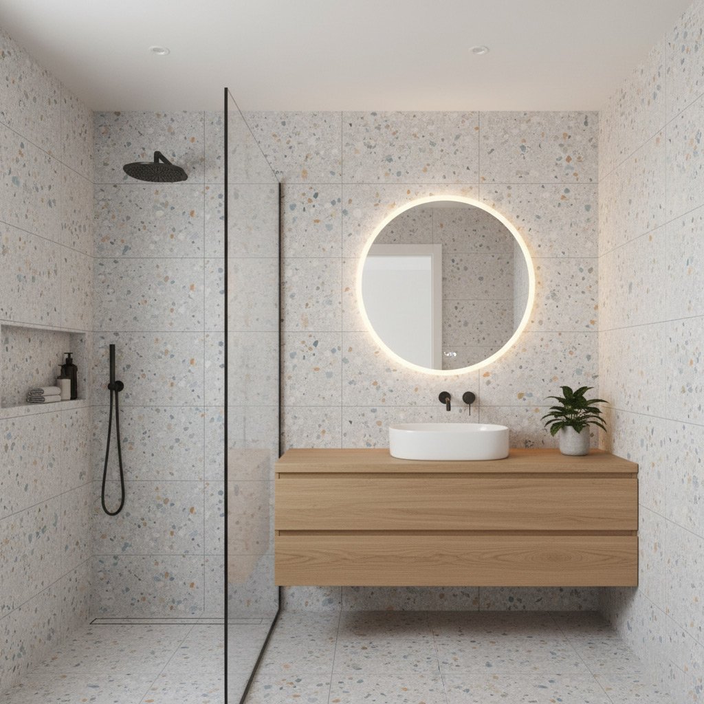 Bathroom remodel project photo